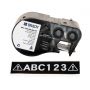BRADY M4C-1000-595-BK-WT, універсальні всепогодні етикетки, безперервна стрічка: 25,40 мм х 7,62м, білим на чорному, вініл, стрічка для принтерів BRADY M410 BMP41 M510 BMP51 BMP53 M511 BRADY M4C-1000-595-BK-WT, універсальні всепогодні етикетки, безперервна стрічка: 25,40 мм х 7,62м, білим на чорному, вініл, стрічка для принтерів BRADY M410 BMP41 M510 BMP51 BMP53 M511