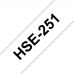 UKRMARK B-Hs251, Термозбіжна, для діаметру 7,3-14,3мм, чорним на білому, сумісна з BROTHER HSe-251. Термозбіжна трубка 23,6мм х 1,5м, для принтерів етикеток (HSe251)