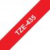 UKRMARK B-T435P, Ламінована, 12мм х 8м, білим на червоному, сумісна з BROTHER TZe-435, стрічка для принтерів етикеток (TZe435)