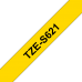 UKRMARK B-S-T621P, Надклейка, 9мм х 8м, чорним на жовтому, сумісна з BROTHER TZe-S621, стрічка з посиленою адгезією (TZeS621)