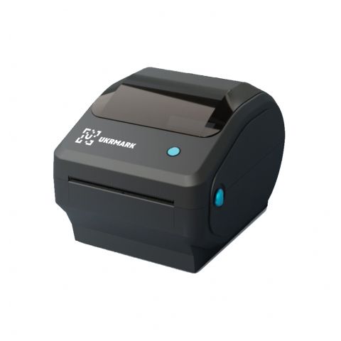 UKRMARK D2401U, USB, чорний, шир.30-118 мм, 203dpi, настільний термопринтер етикеток, QR та штрих-кодів UKRMARK D2401U, USB, чорний, шир.30-118 мм, 203dpi, настільний термопринтер етикеток, QR та штрих-кодів