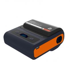 Портативний термопринтер UKRMARK D40BL Bluetooth, синій, для друку етикеток і чеків, рулони 28-122 мм