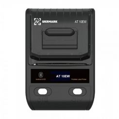 Портативный термопринтер UKRMARK AT10EW, USB/Bluetooth, рулоны 15-58мм. для чеков/этикеток. Печатает на термобумаге и полимерных этикетках