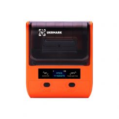 Портативный принтер этикеток / чеков UKRMARK AT20EW / USB 2.0 + Bluetooth + NFC. Ширина рулона 30-80мм. Принтер прямого термопереноса. Печатает на термобумаге и полимерных этикетках.