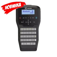 Портативний термотрансферний принтер етикеток, QR- та штрих-кодів UKRMARK E2800, Bluetooth, сумісний з картриджами Dymo типу D1 шириною 6-12MM