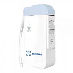 Портативный термопринтер UKRMARK AT110HW Mini, USB/Bluetooth/NFC, для лулонов 12-15мм. Печатает на термобумаге, полимерных этикетках, браслетах