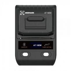 Портативный термопринтер UKRMARK AT10EW, USB/Bluetooth /NFC, рулоны 15-58мм. для чеков/этикеток. Печатает на термобумаге и полимерных этикетках