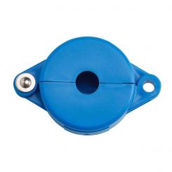 Блокиратор затворных вентилей, раздвижной, синий, диаметр круглого элемента 25-64 мм