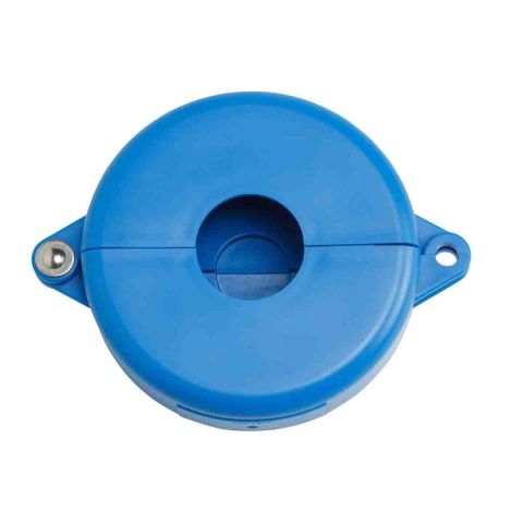 Блокиратор затворных вентилей, раздвижной, синий, диаметр круглого элемента 64-127 мм