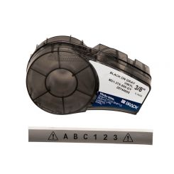 BRADY M21-375-595-GY, 9,53мм х 6,4м, чорним на сірому, вініл, стрічка для принтерів етикеток