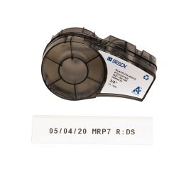 BRADY M21-750-488, 19,05мм х 6.4м, черным на белом, полиэстер, лента для принтеров этикеток