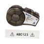 BRADY M21-750-595-WT, 19,05мм х 6,4м., черным на белом, винил, лента для принтеров этикеток