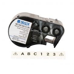 BRADY MC-500-595-CL-BK, 12,70мм х 6,10м, чорним на прозорому, вініл, стрічка для принтерів етикеток