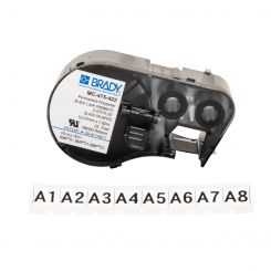Стрічка для принтера етикеток BRADY MC-475-422, Безперервна стрічка: 12,07 мм х 7,62 м. Маркування: чорним на білому