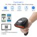 Сканер штрих-кодов UKRMARK KR-H4B для 1D, 2D, QR кодов, CMOS, подключение: Проводное (USB) / Беспроводное (2,4 GHz и Bluetooth)
